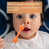 2Pcs Silicone Baby Nose & Ear Cleaner Wax Pickers