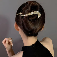 Rhinestone Twist Hair Clip