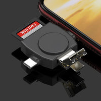 4 in 1 Card Reader Type C USB iPhone Adapter