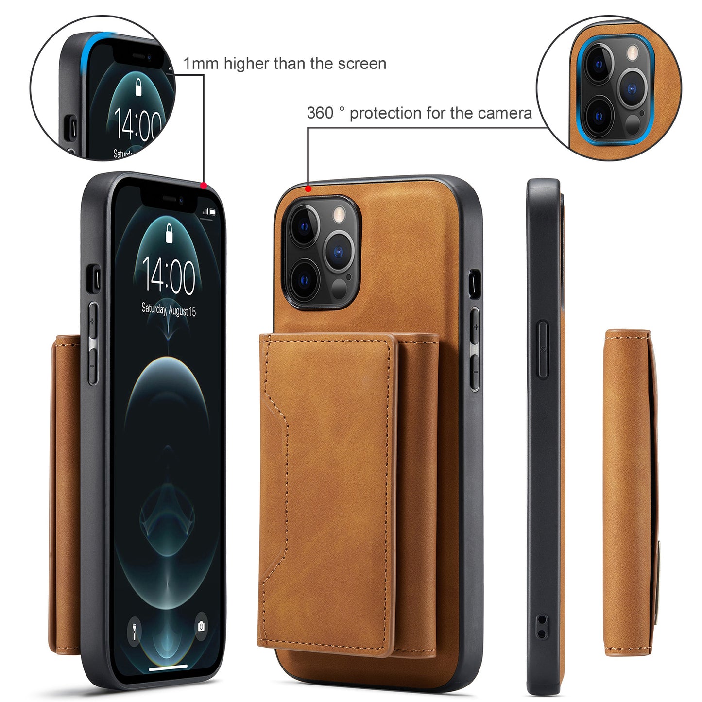 Magnetic Phone Wallet Credit Card Holder