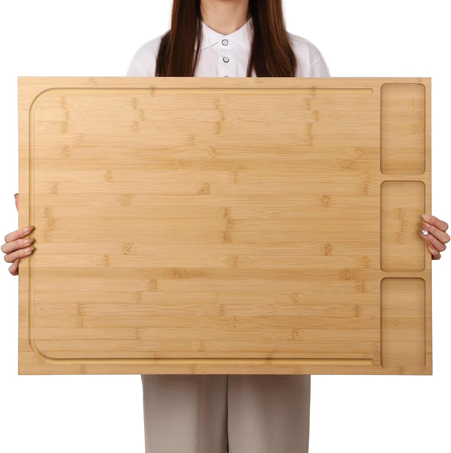 Pure Wooden Chopping Board And Stovetop Cover