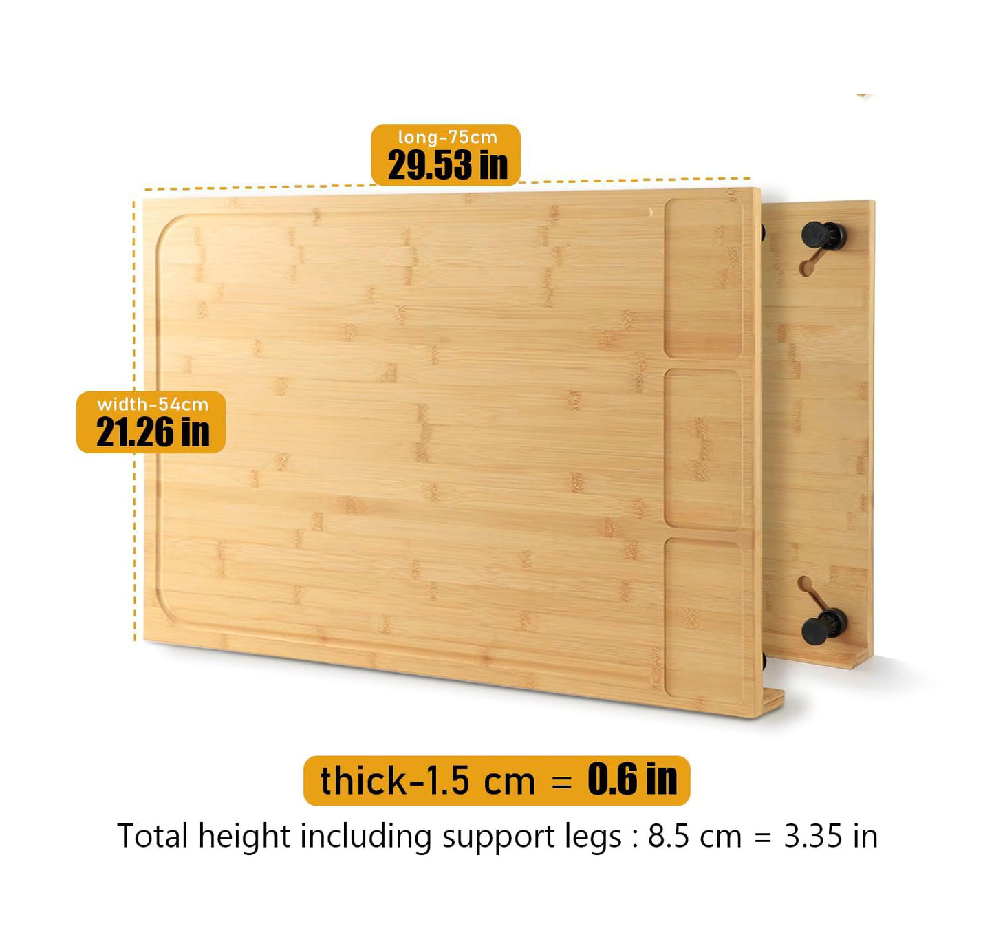 Pure Wooden Chopping Board And Stovetop Cover