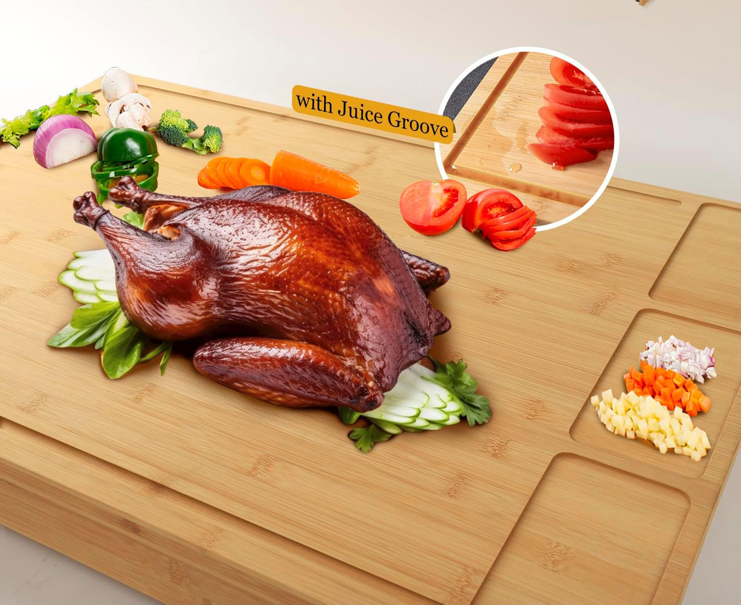 Pure Wooden Chopping Board And Stovetop Cover