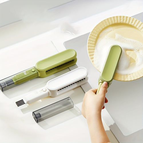 Double Sided Cleaning 4 in 1 Multifunctional Knife Brush