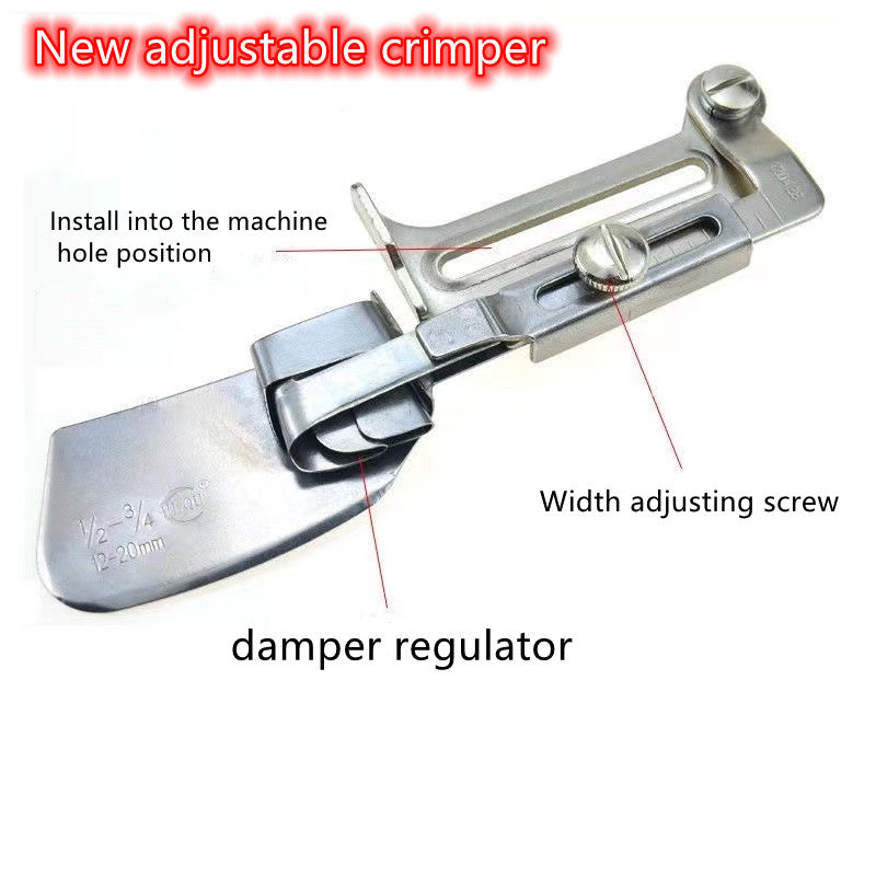 Adjustable Sewing Rolled Hemmer Foot