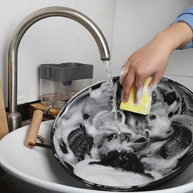 2 in 1 Soap Dispenser with Sponge