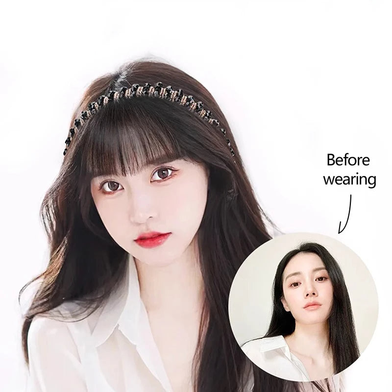 Women's One-Piece Wig With Bangs