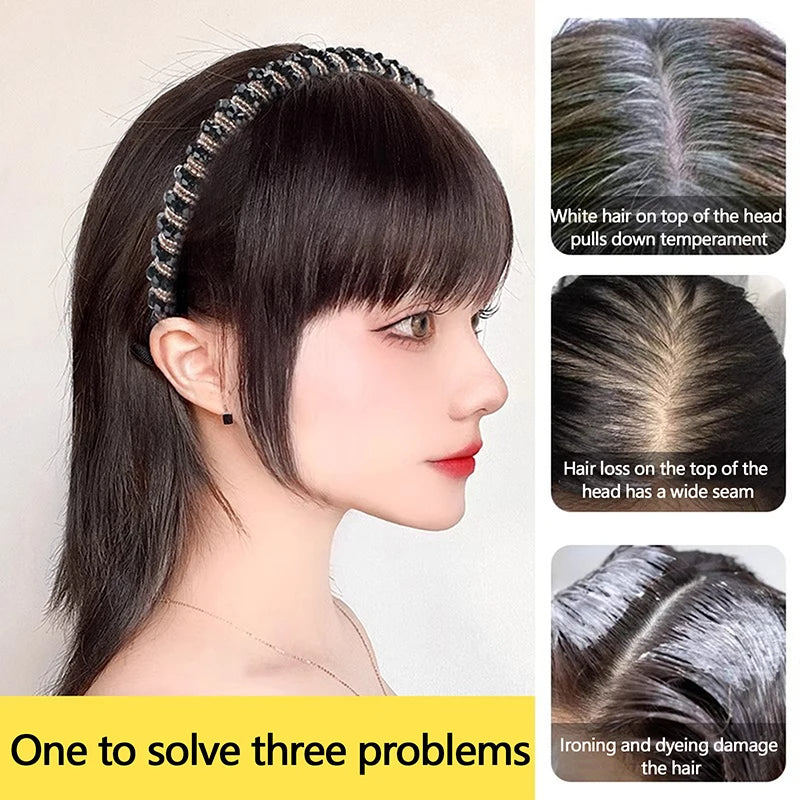 Women's One-Piece Wig With Bangs