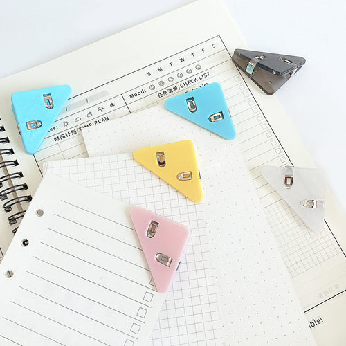 Multi-functional Office Triangle Book Clip