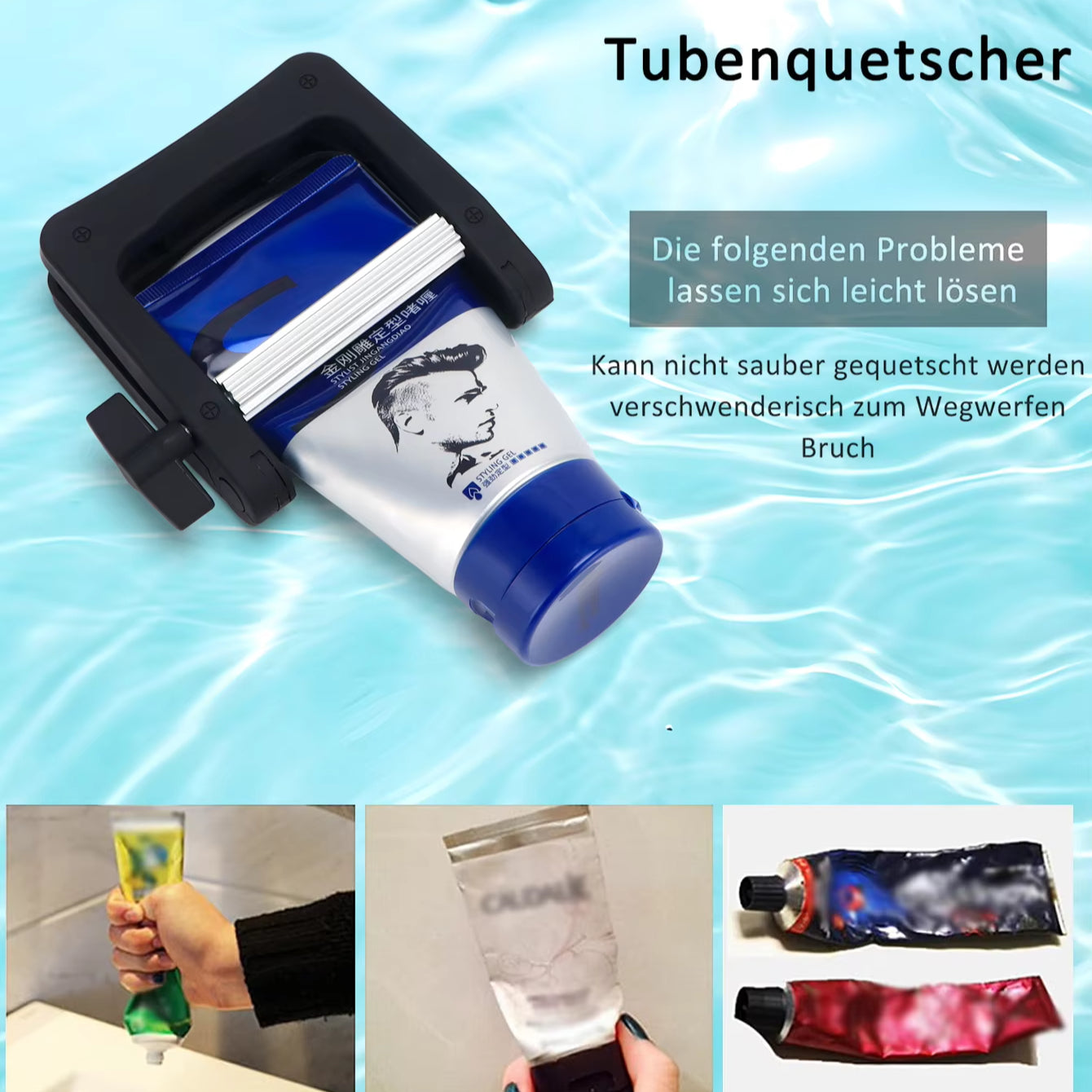 Portable Rolling Tube Squeezer