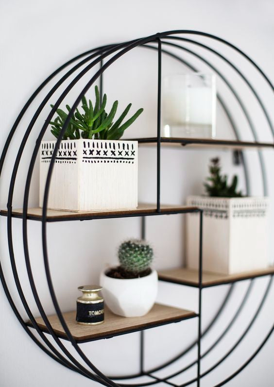 Circular Retro Storage Rack