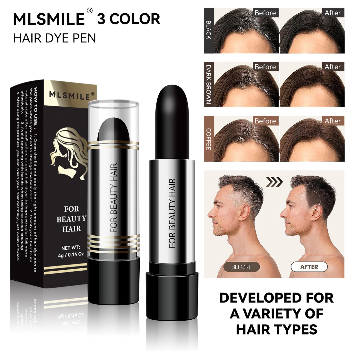 Root Cover Hair Chalk