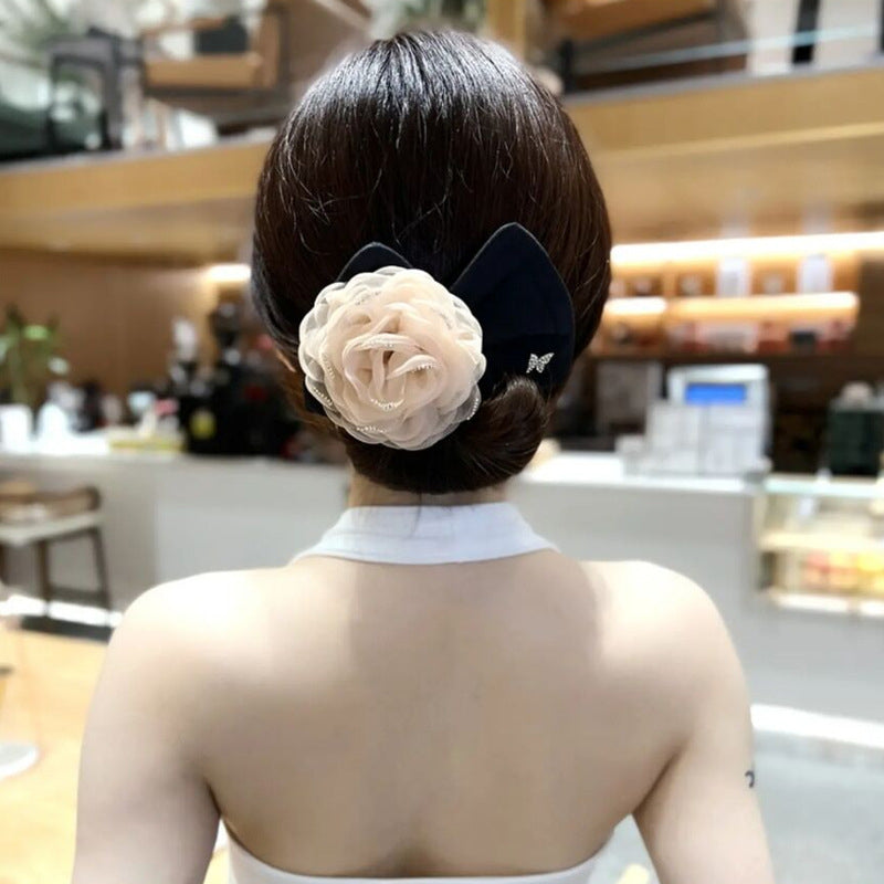 Flowers Deft Bun Hair Twister
