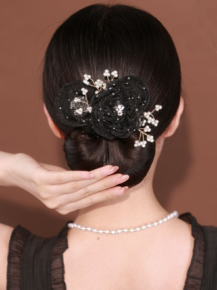 Flowers Deft Bun Hair Twister