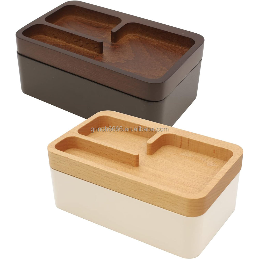 Rotating Wooden Organizer Tray