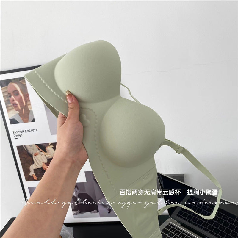 Seamless Latex Bra for Women