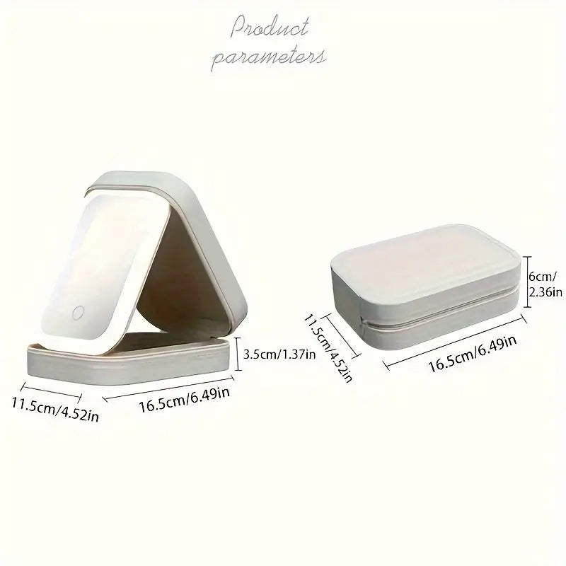 Cosmetic Mirror Travel Box
