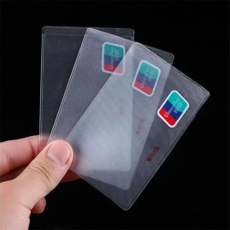 Transparent PVC Card Cover
