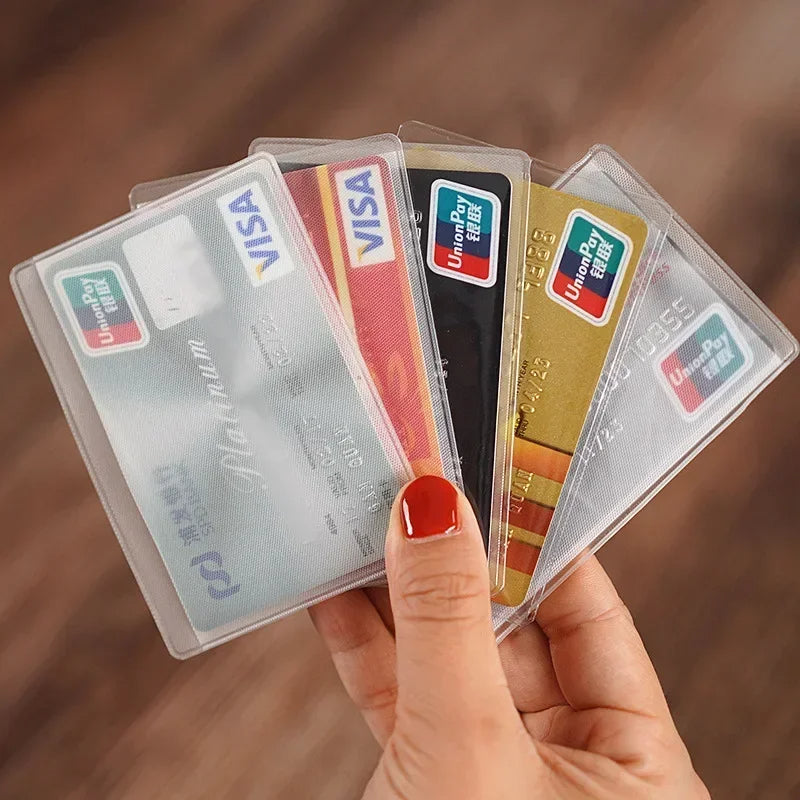 Transparent PVC Card Cover
