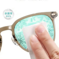 Glasses Cleaner Wet Wipe Disposable Anti Fog
