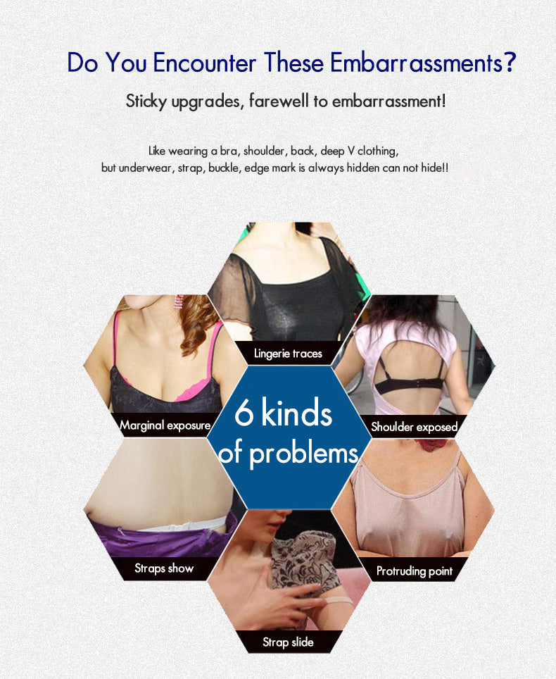 Elegant & Sexy Invisible Push-Up Silicone Bra