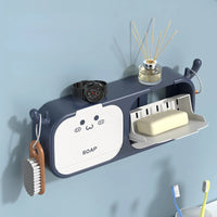 Wall Mounted Soap Holder Storage Box