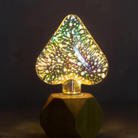 LED 3D Fireworks Starry Decorative Bulb