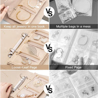 Luxury Portable Jewelry Storage Book
