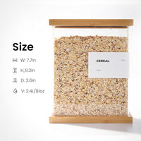 Bamboo Food Dispenser and Storage Container