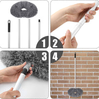 Multipurpose Microfiber Dusting Brush for Ceiling Fans