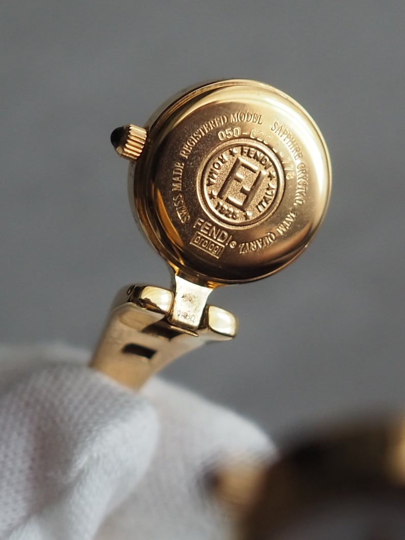 Vintage Double Face Wristwatch Bangle
