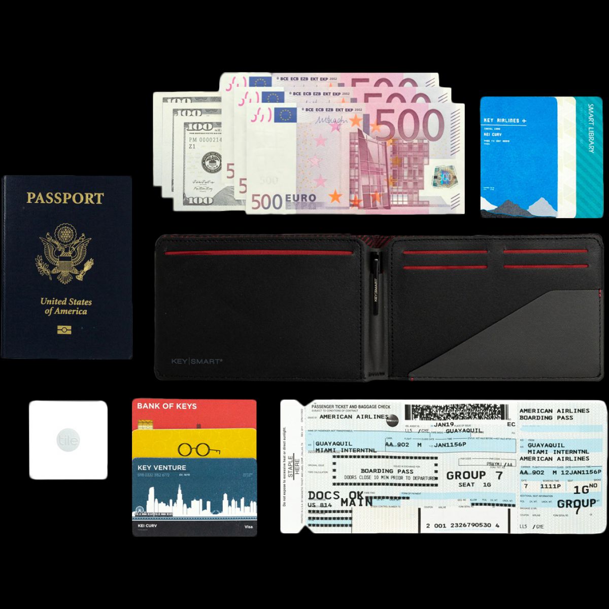 KeySmart Urban Passport Wallet