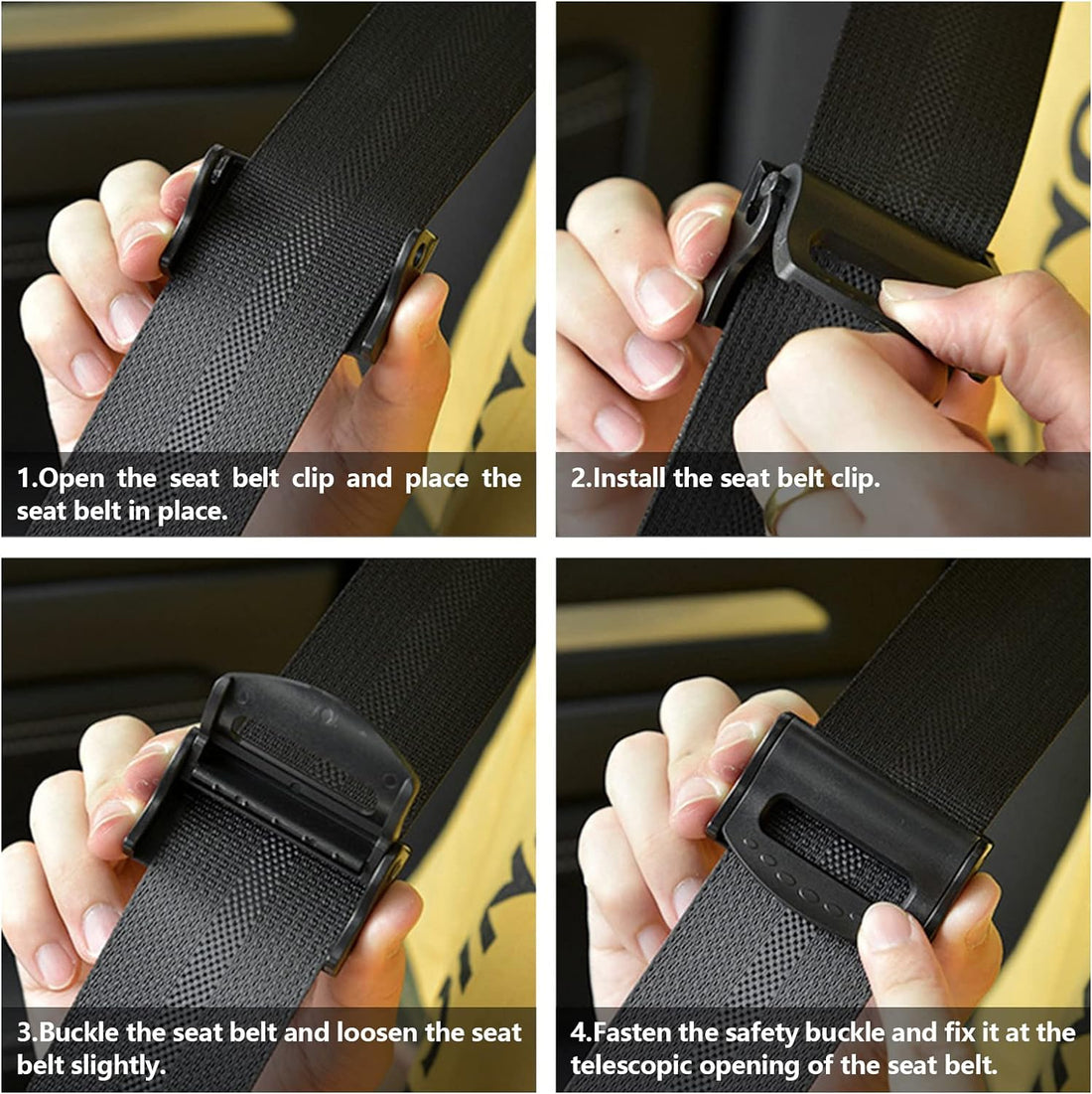 Seat Belt Clip Adjuster