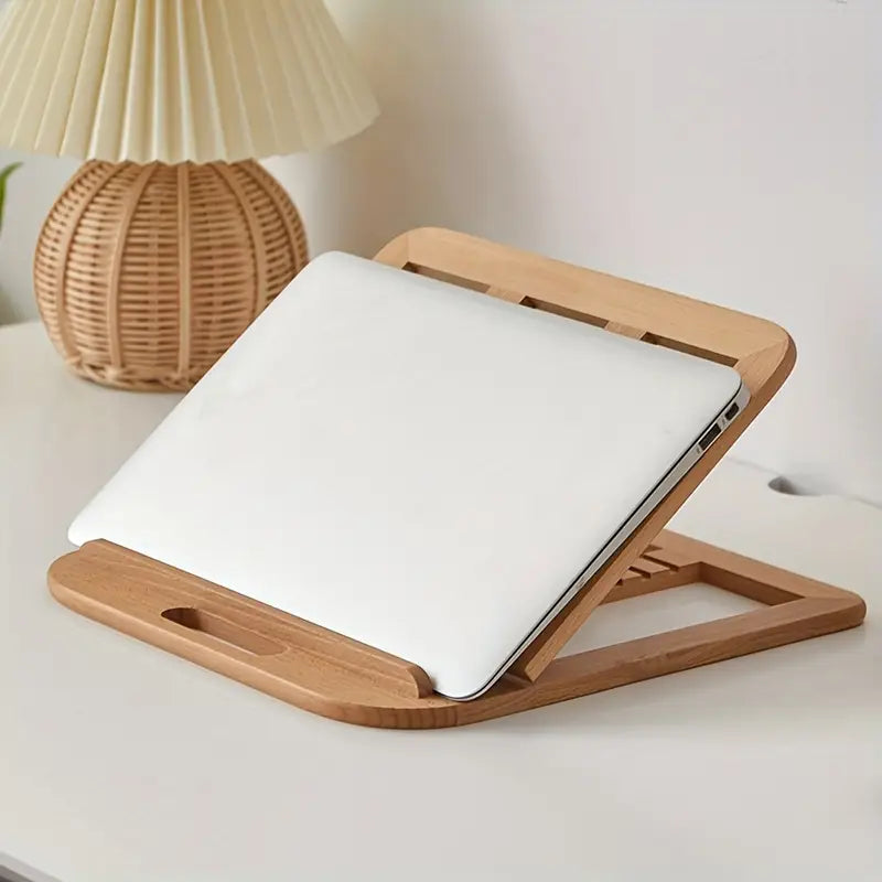 Foldable Wooden Notebook Stand