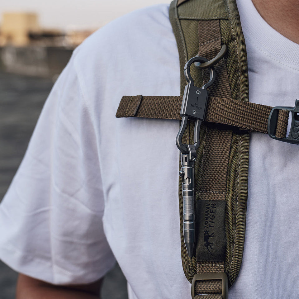 Mini Titanium Bolt Action Tactical Keychain Pen
