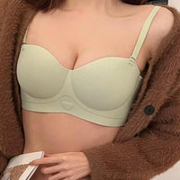 Seamless Latex Bra for Women