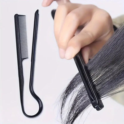 V-Shaped Hair Styling Comb for Effortless Straightening