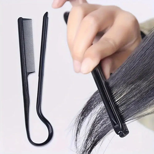 V-Shaped Hair Styling Comb for Effortless Straightening