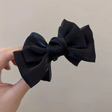 (Pack of 2 )Elegant Bowknot Hair Claw Set-Ponytail Holders for Women