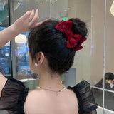 (Pack of 2 )Elegant Bowknot Hair Claw Set-Ponytail Holders for Women