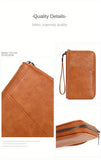 Faux Leather RFID Blocking Passport Wallet
