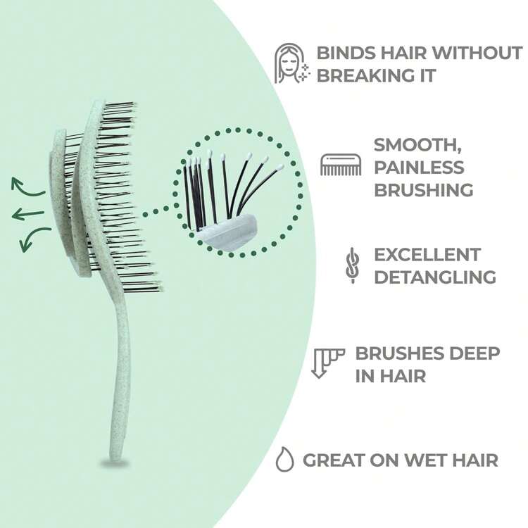 Multifunctional Curling, Styling & Detangling Hair Brush