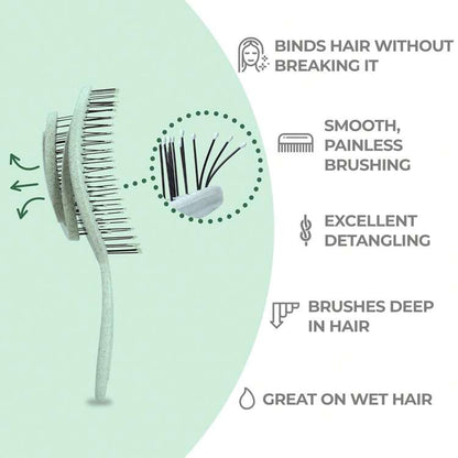 Multifunctional Curling, Styling & Detangling Hair Brush