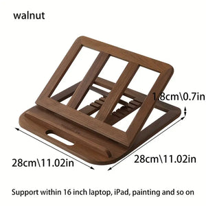 Foldable Wooden Notebook Stand