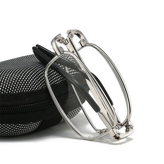 Portable Folding Metal Reading Glasses