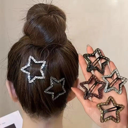 Cute Star Rhinestone Hair Clip
