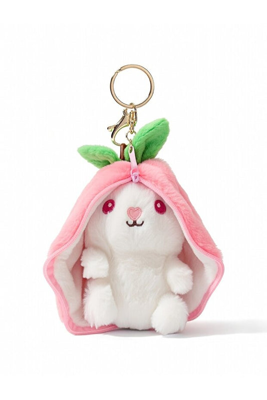 Cute Rabbit Keychain Plush