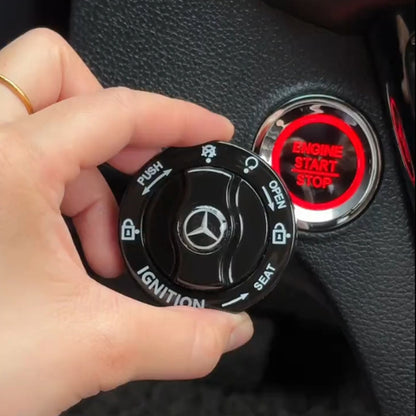 Metal Car Engine Start Stop Button Cover