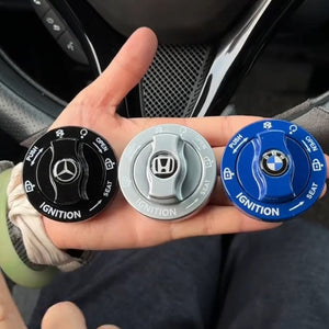 Metal Car Engine Start Stop Button Cover
