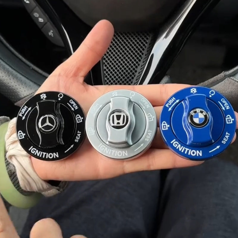 Metal Car Engine Start Stop Button Cover